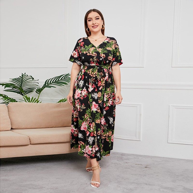 Floral print dress