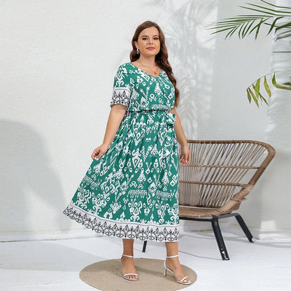 Floral print dress