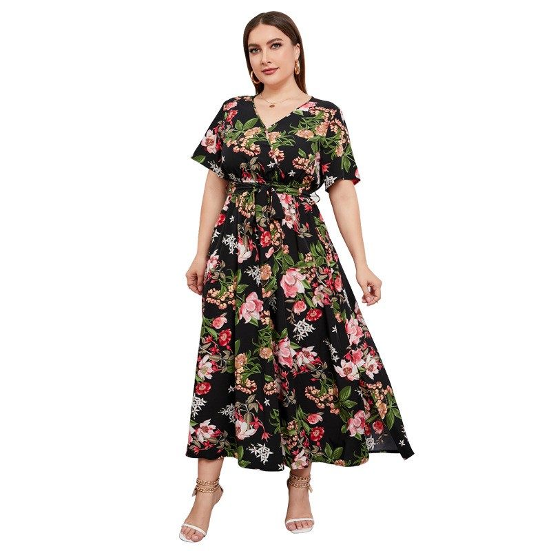 Floral print dress