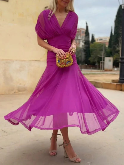 Floral Print Knitted Dress