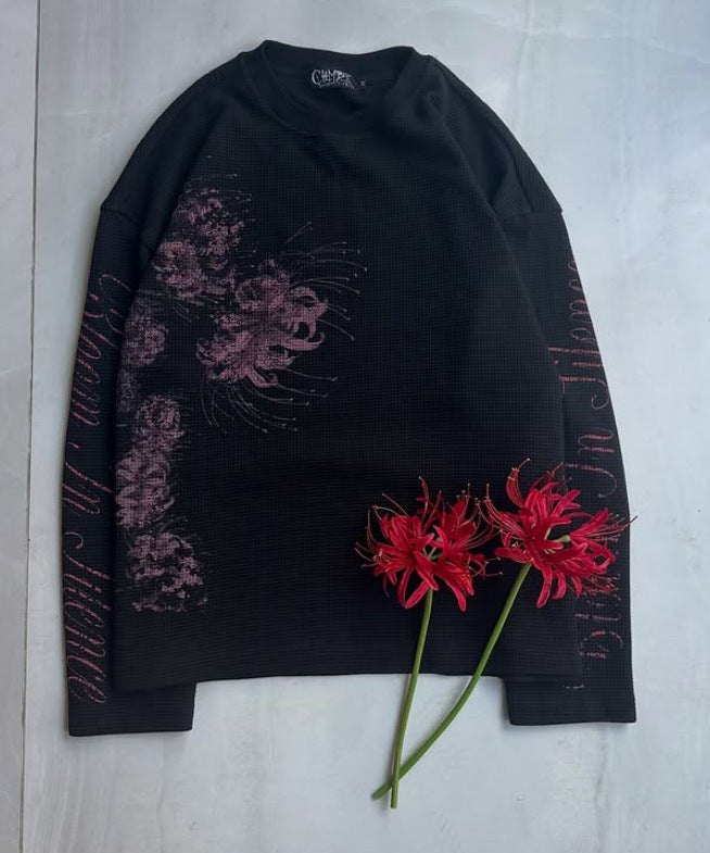 Floral Print Long Sleeve T-Shirt