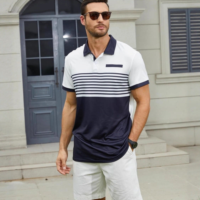 Floral Print Mens Polo Shirt