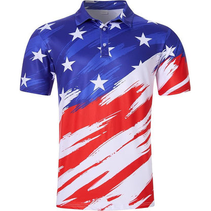 Floral Print Mens Polo Shirt