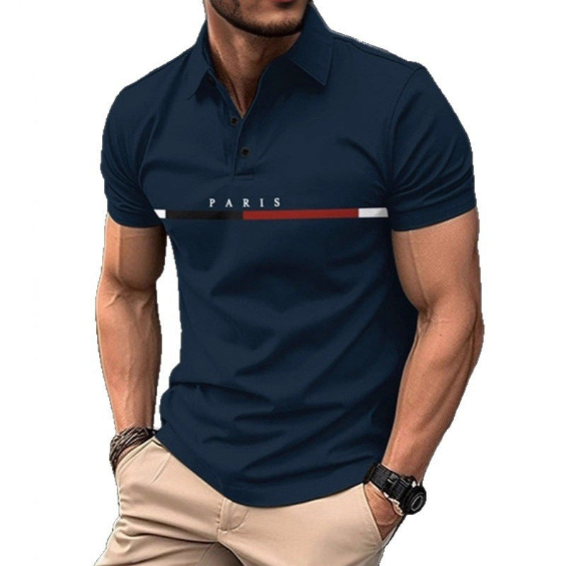 Floral Print Mens Polo Shirt