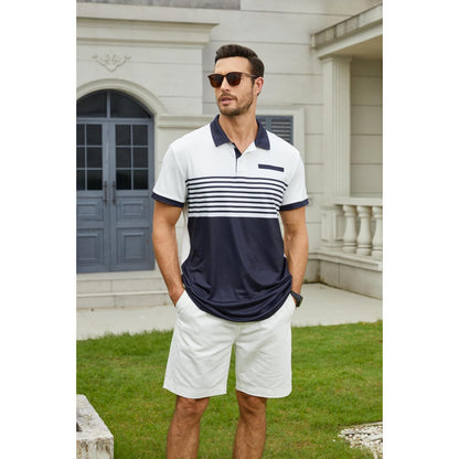 Floral Print Mens Polo Shirt