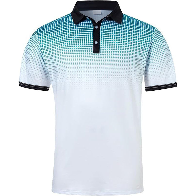Floral Print Mens Polo Shirt