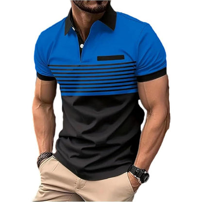 Floral Print Mens Polo Shirt