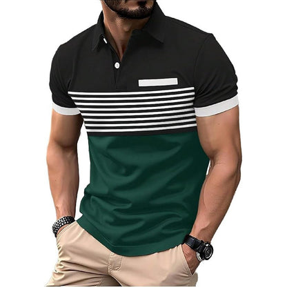 Floral Print Mens Polo Shirt