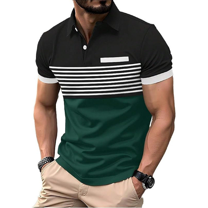 Floral Print Mens Polo Shirt