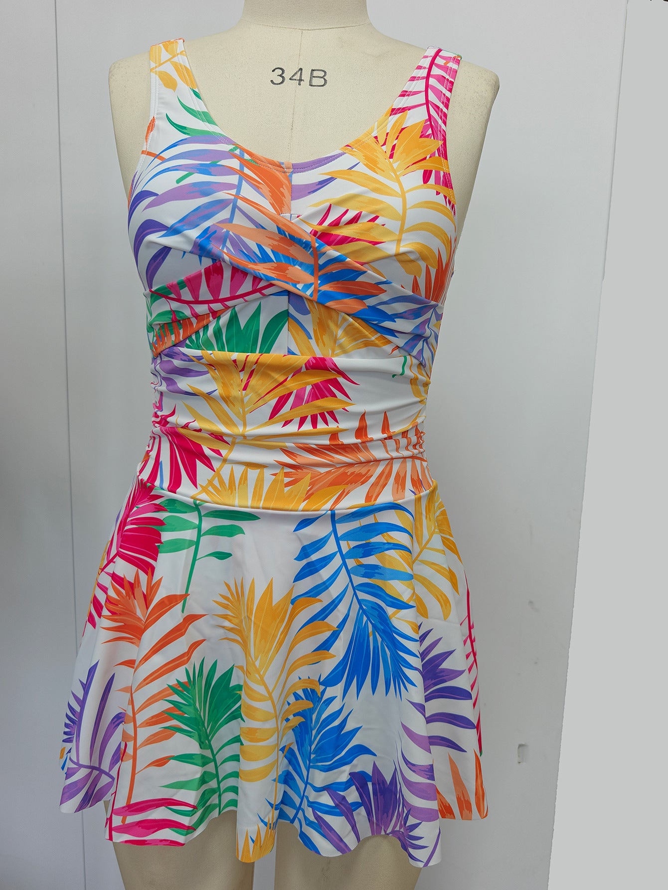 Floral Print One-Piece Swimsuit