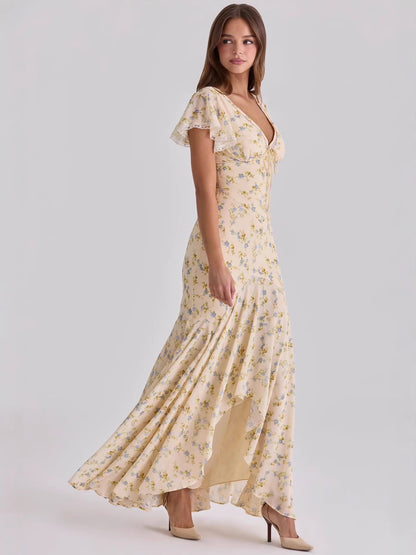 Floral Print Princess Dress