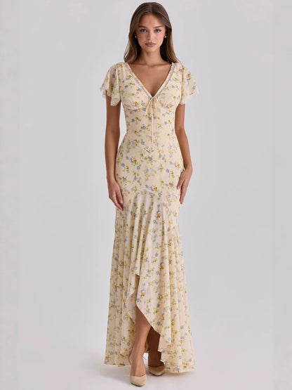Floral Print Princess Dress
