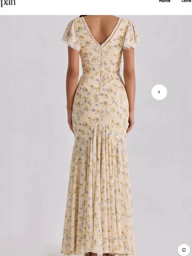 Floral Print Princess Dress