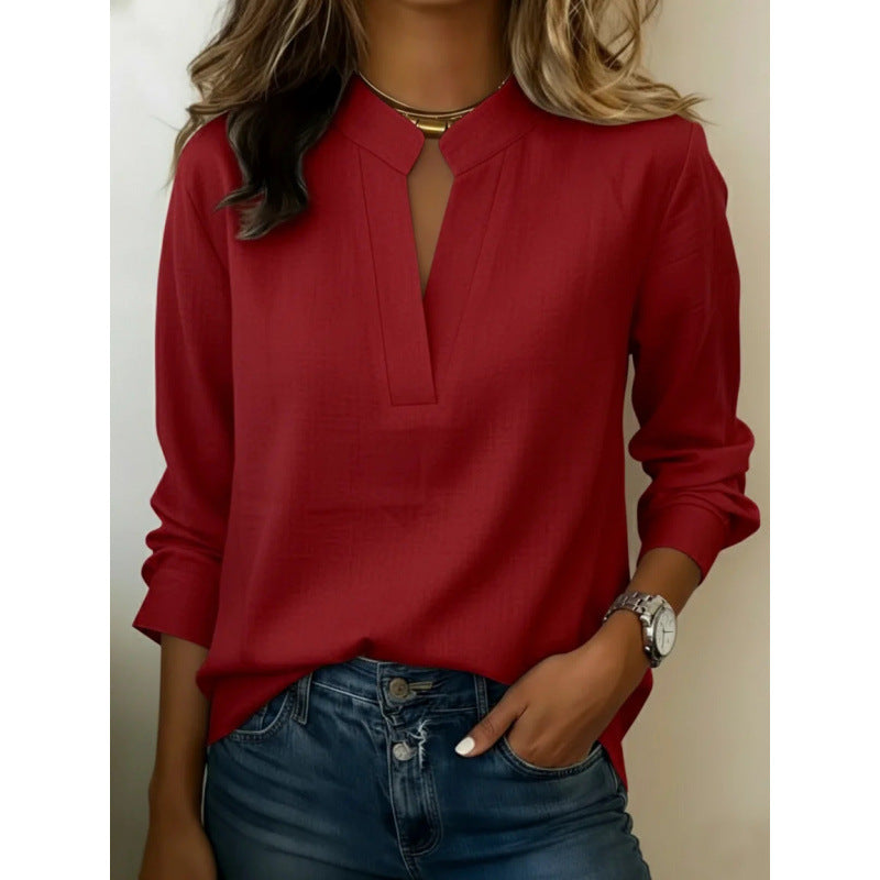 Floral Print Pullover Blouse