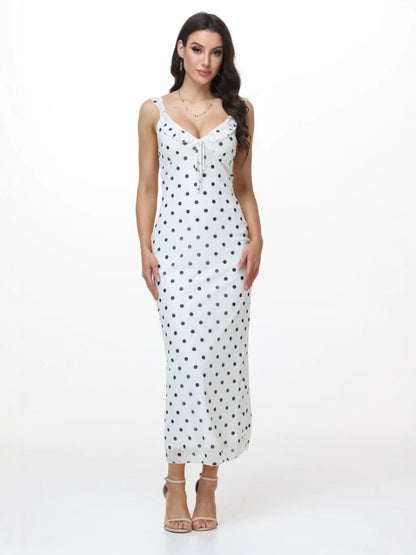 Floral Print Slim Fit Strap Dress
