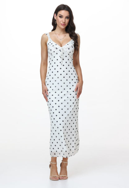 Floral Print Slim Fit Strap Dress