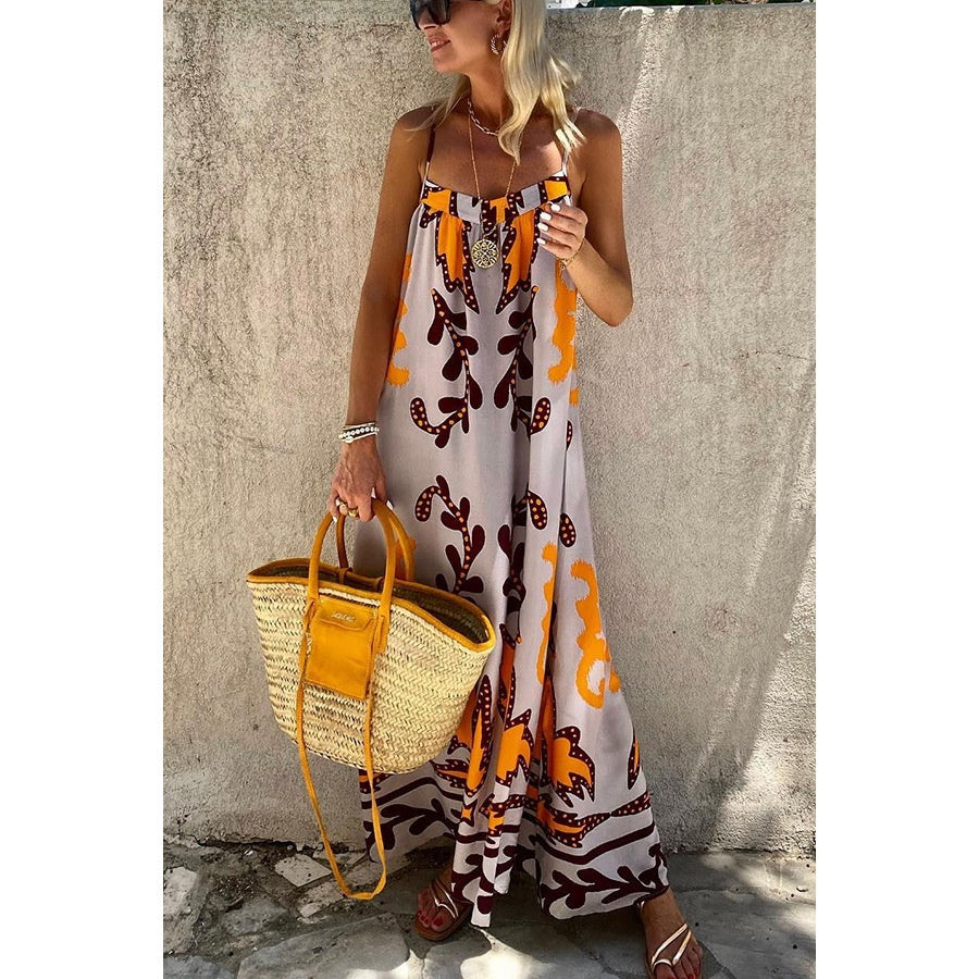 Floral Print Sling Dress