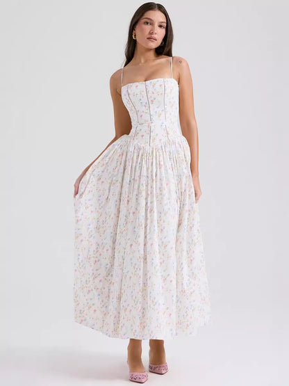 Floral Print Slip Dress
