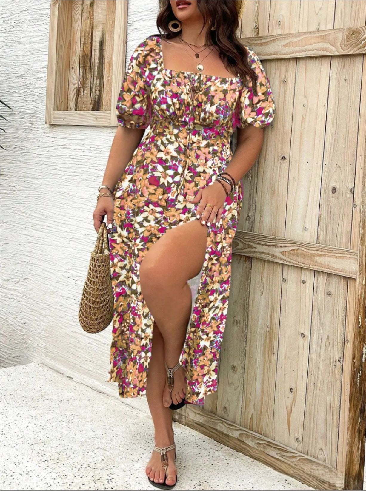 Floral Print Summer Dress