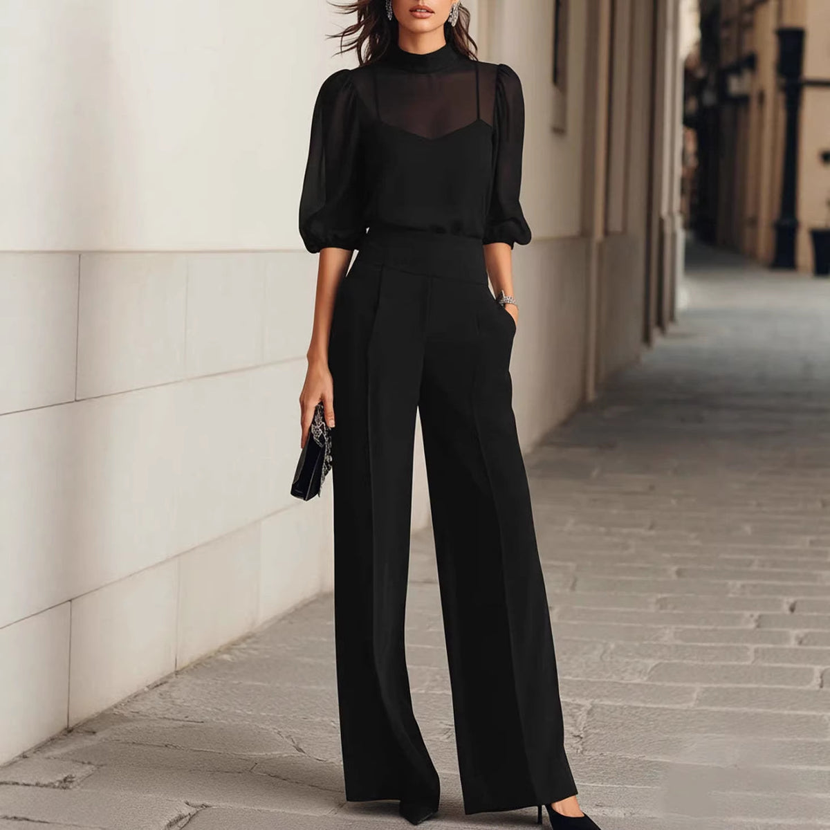 Floral Print Women Three-Piece