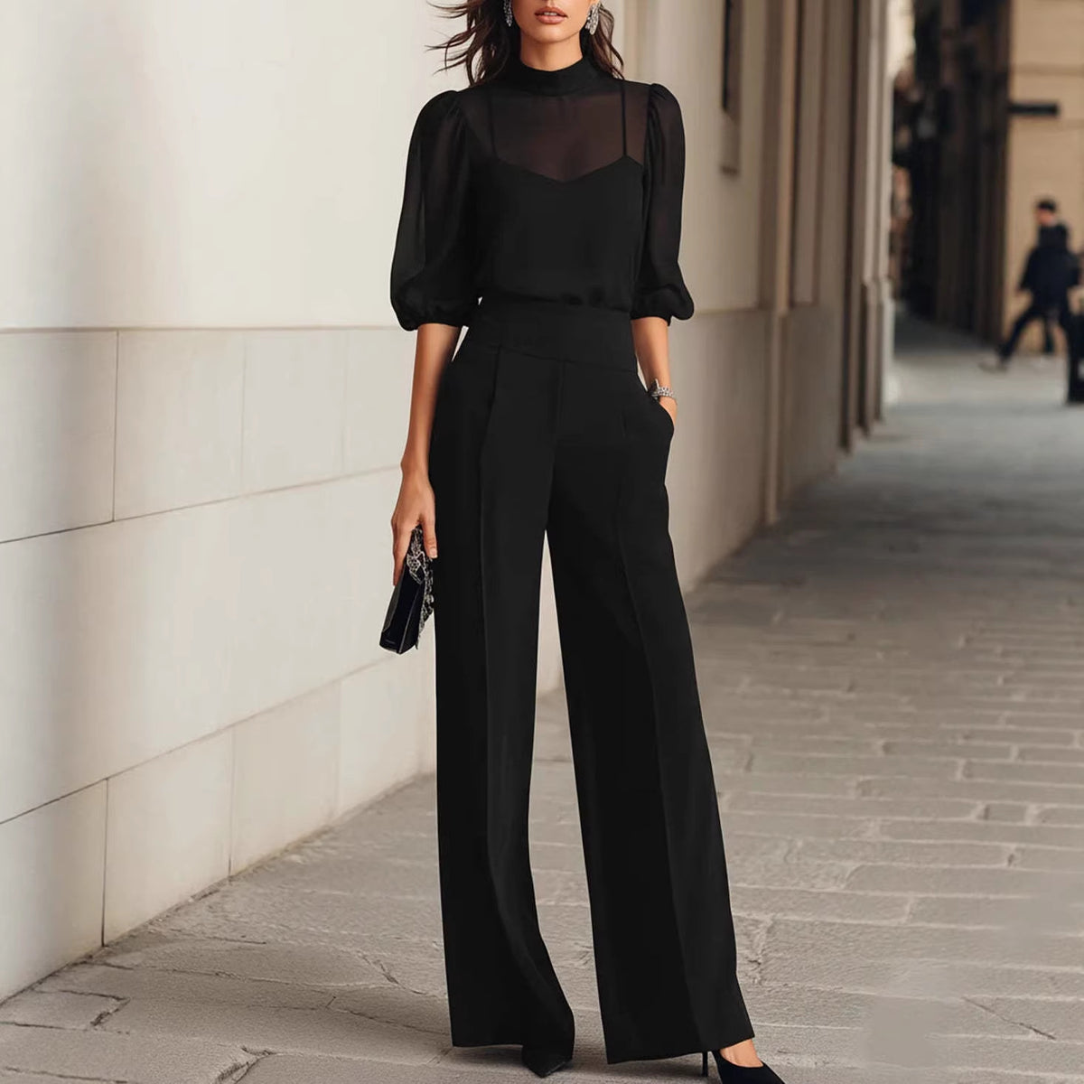 Floral Print Women Three-Piece