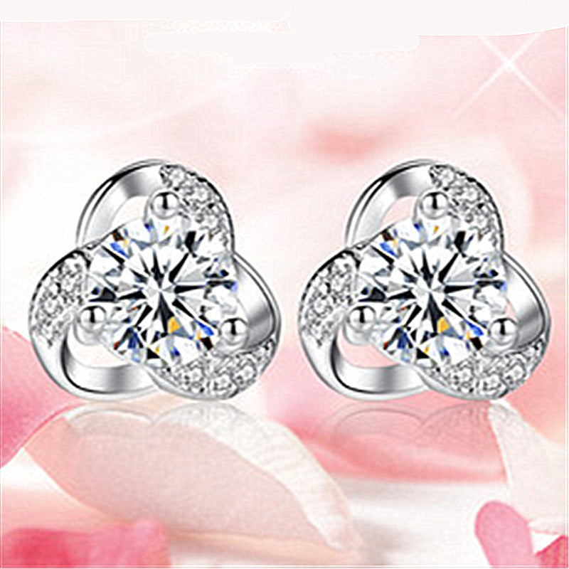 Floral Rotating Leaf Earrings