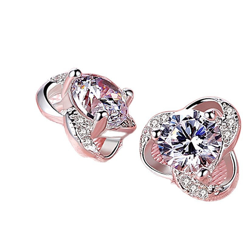 Floral Rotating Leaf Earrings