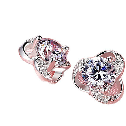 Floral Rotating Leaf Earrings