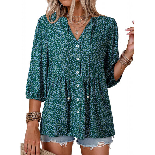 Floral short sleeve