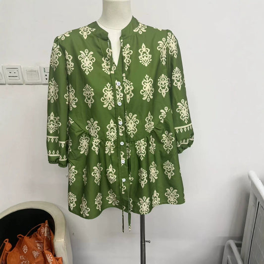 Floral short sleeve