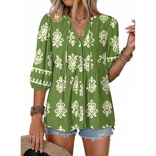 Floral short sleeve