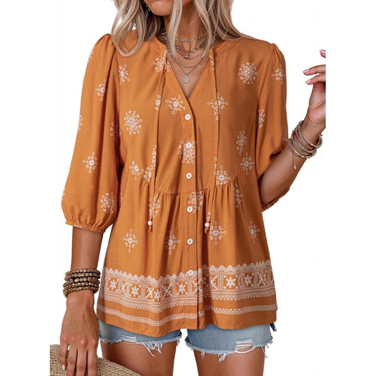 Floral short sleeve