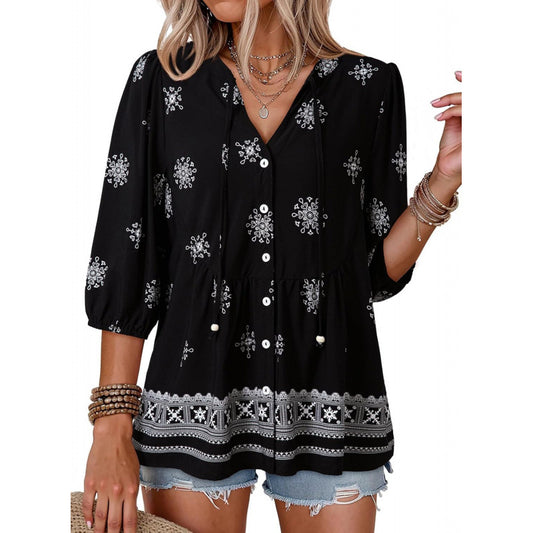 Floral short sleeve