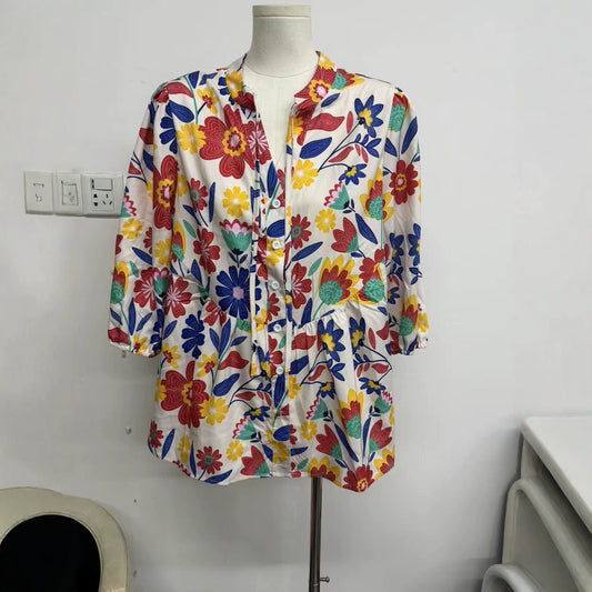 Floral short sleeve