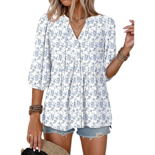 Floral short sleeve
