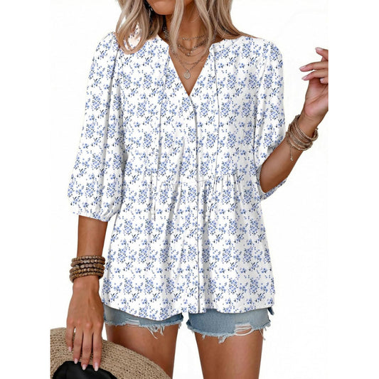 Floral short sleeve