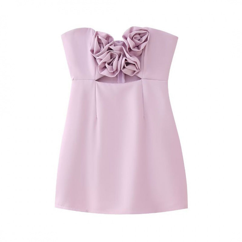 Floral Sleeveless Pullover Dress