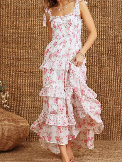 Floral slip dress