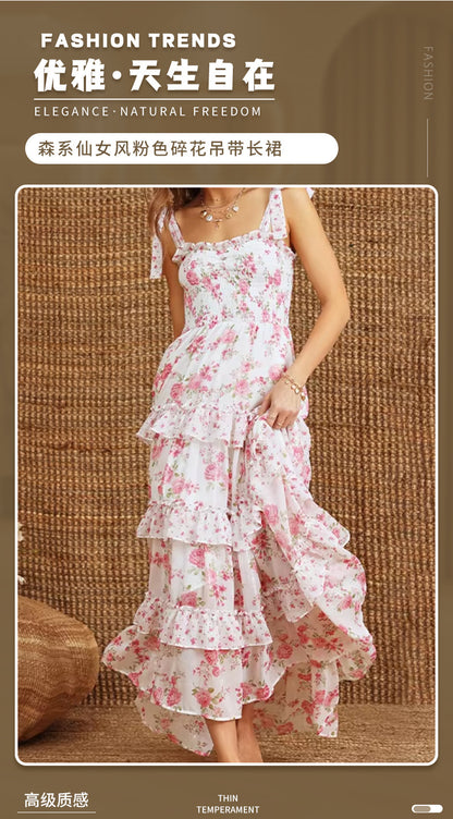 Floral slip dress