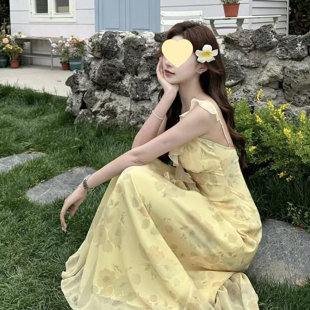 Floral Spaghetti Strap Dress