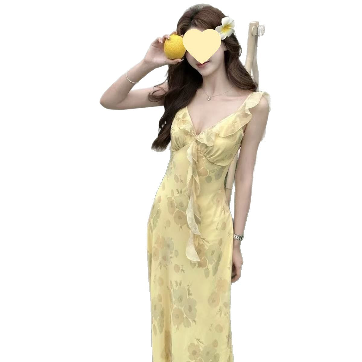 Floral Spaghetti Strap Dress
