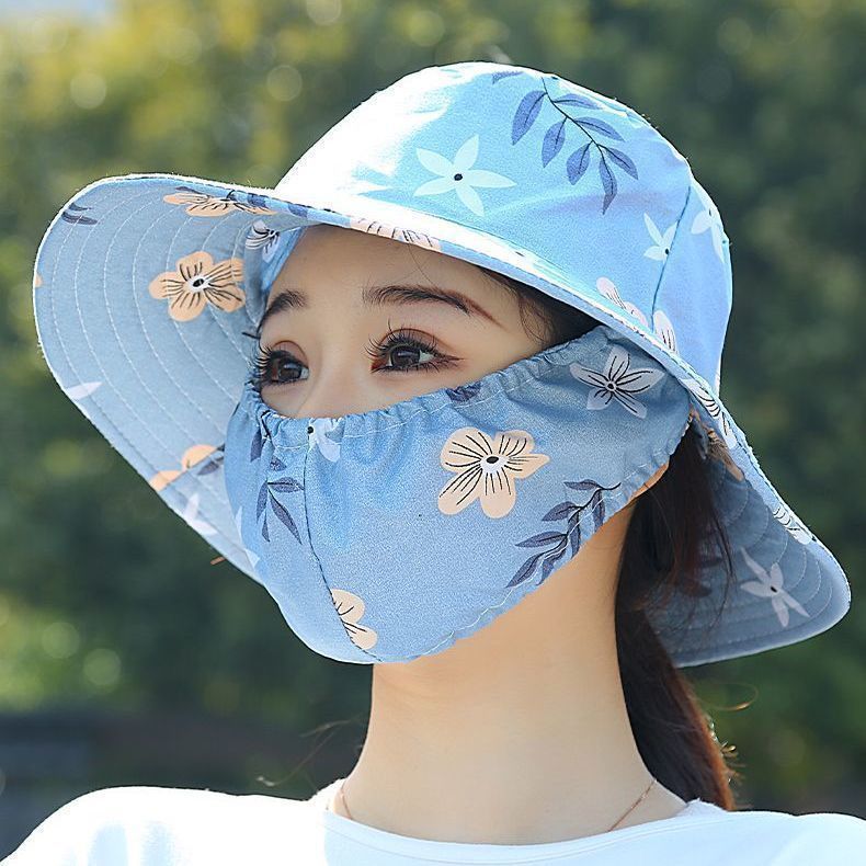 Floral Sun Hat with Wide Brim