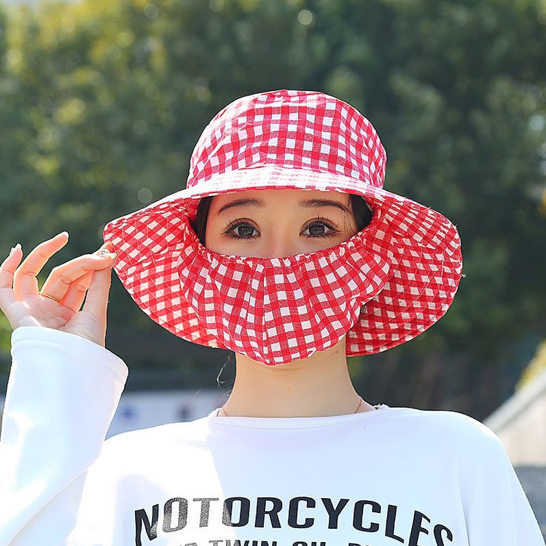 Floral Sun Hat with Wide Brim