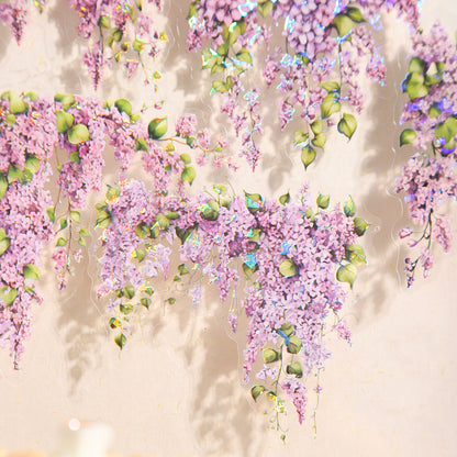 Floral Vine PET Stickers for Scrapbooking