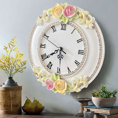 Floral Wall Clock