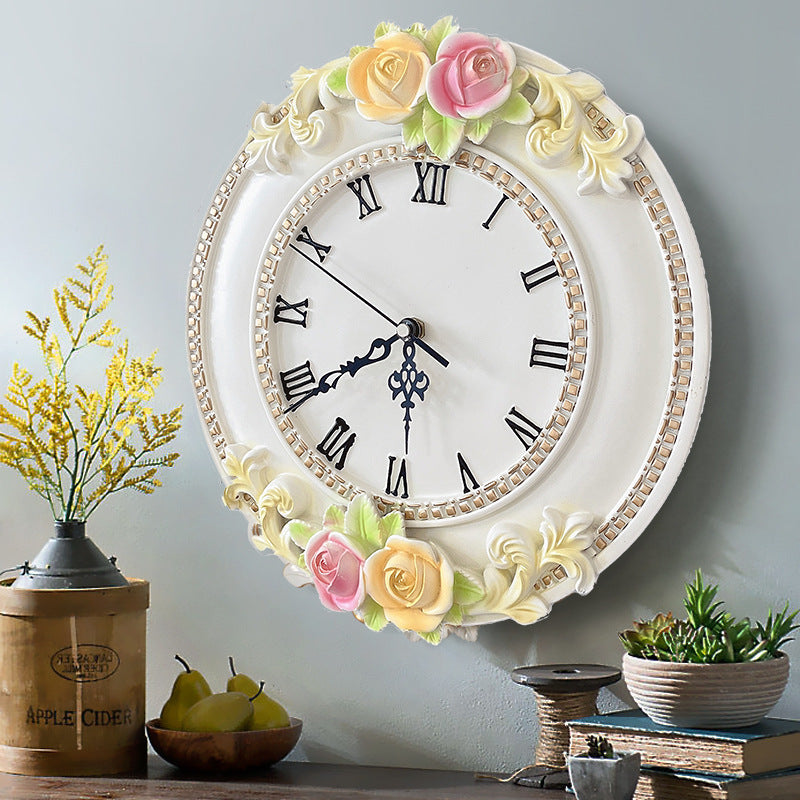 Floral Wall Clock