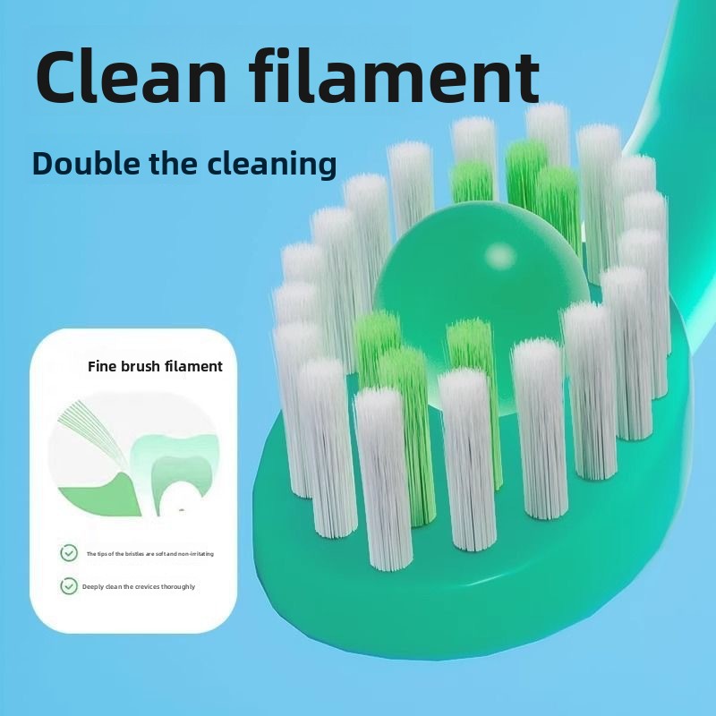 Flossing toothbrush