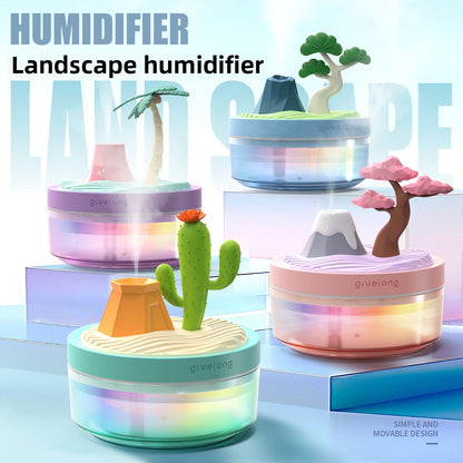 Flower Air Humidifier Desktop