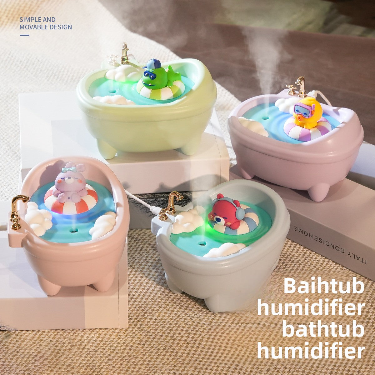 Flower Air Humidifier Desktop