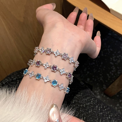 Flower Geometric Bracelet